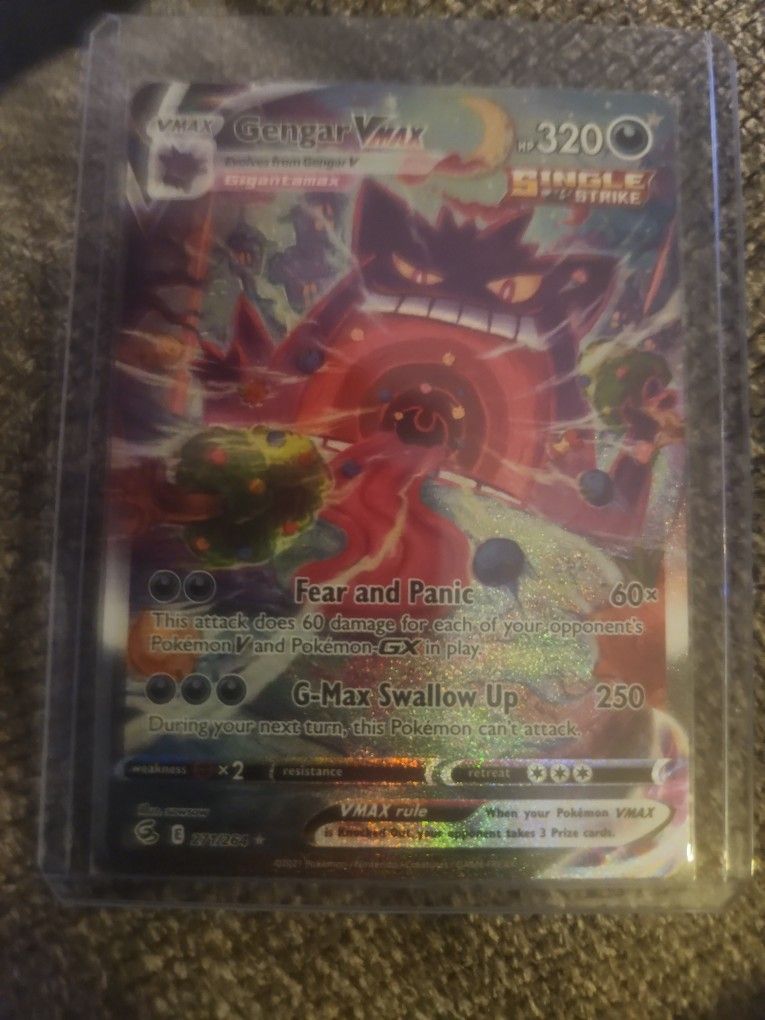Pokemon Card Gengar Vmax