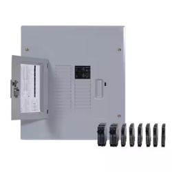 GE 125 Amp 12 Space 22 Circuit Indoor Main Breaker Value Kit Includes Select Circuit PowerMark Gold 