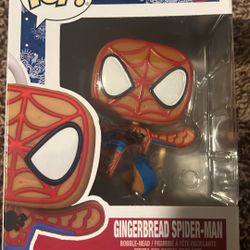 Gingerbread Spiderman funko pop