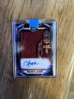 Bowman 2023-2024 Bronny James Patch Auto