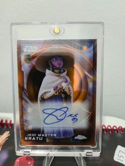 2026 Topps Chrome Star Wars Jedi Master Kratu Autograph Card /25 - signed by Cynthia Erivo
