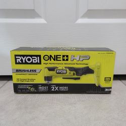 Ryobi 18v Brushless HP 3/8" Right Angle Drill 