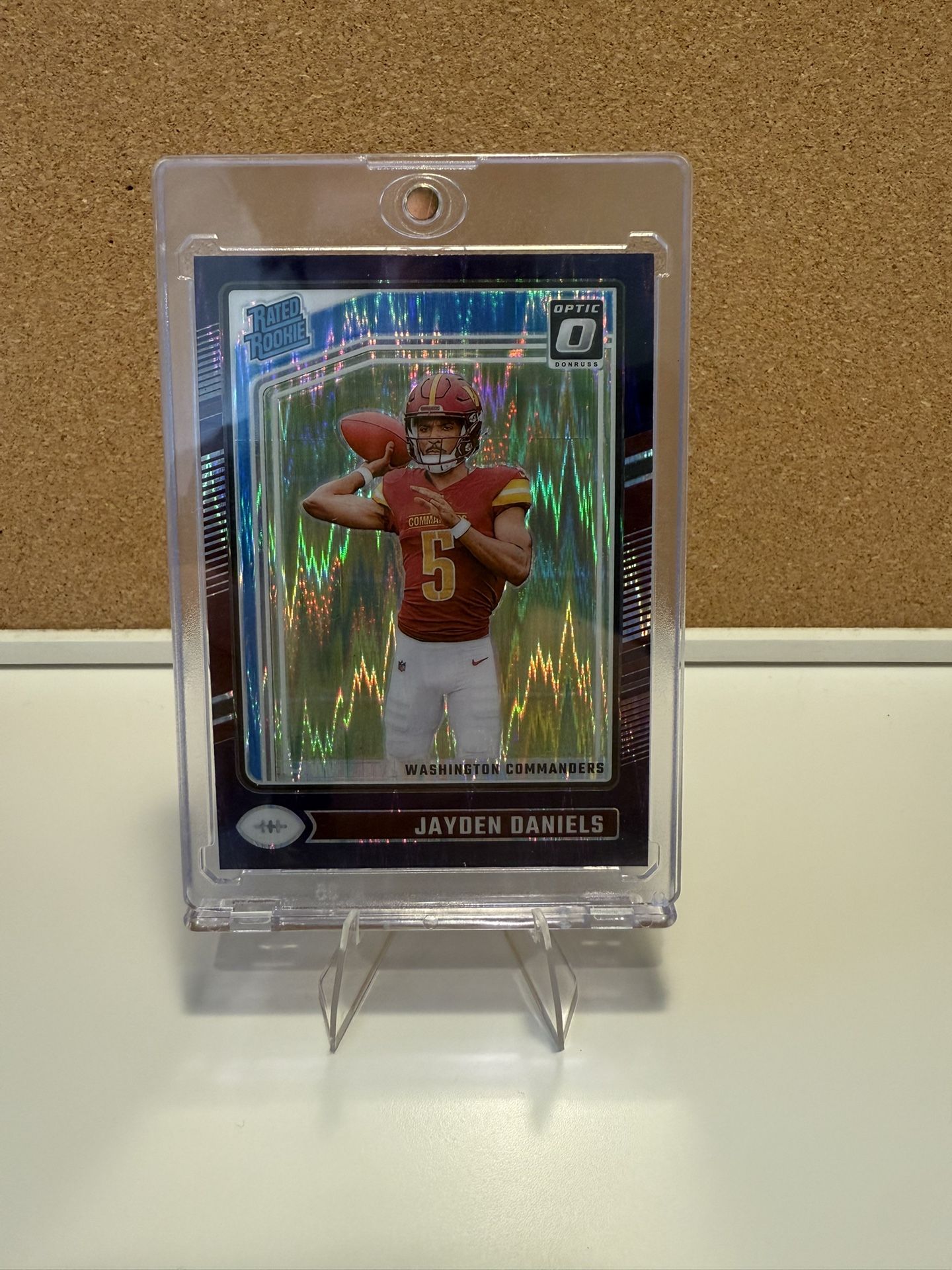 Jayden Daniels Optic Purple Shock