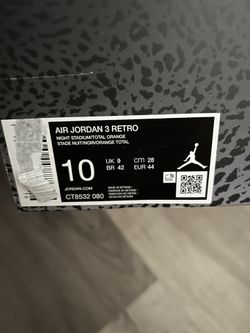 Jordan 3 Retro Night Stadium/ Total Orange