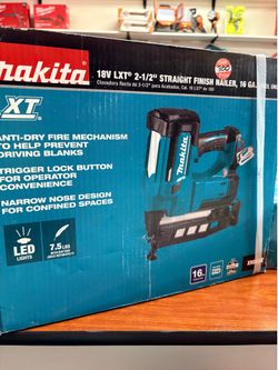 Makita new 16ga finish nailer 18v