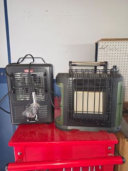 2 space heaters 1 electric 1 gas
