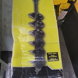 RYOBI 18V ONE +HP BRUSHLESS 6" CORDLESS AUGER HIGH PERFORMANCE NEW  (TOOL ONLY)