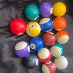 Pool Table Balls Full Set 