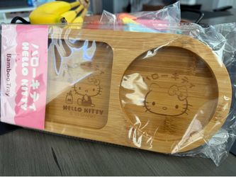 HELLO KITTY BAMBOO TRAY
