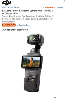 DJI Osmo Pocket 3 Vlogging Camera