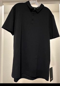 Lululemon Black Short Sleeve Polo Shirt