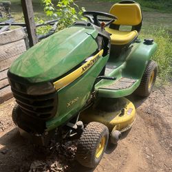 John Deere X300 Mower + Trailer - $950 -  OBO - Quick Sale 
