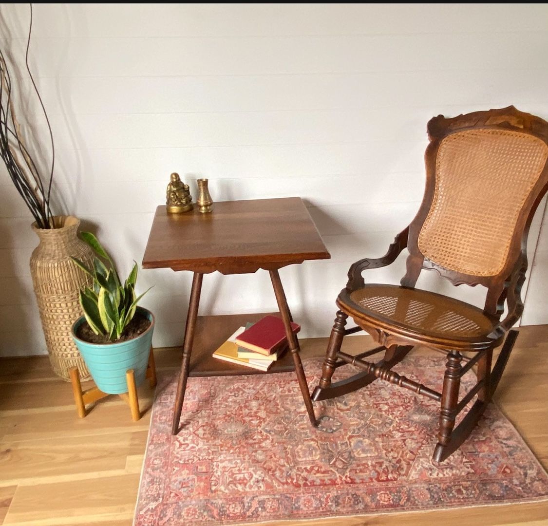 Antique Cane Rocking Chair