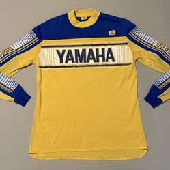 Vintage Viking Yamaha Motocross MX Moto Jersey Made In USA VNDS