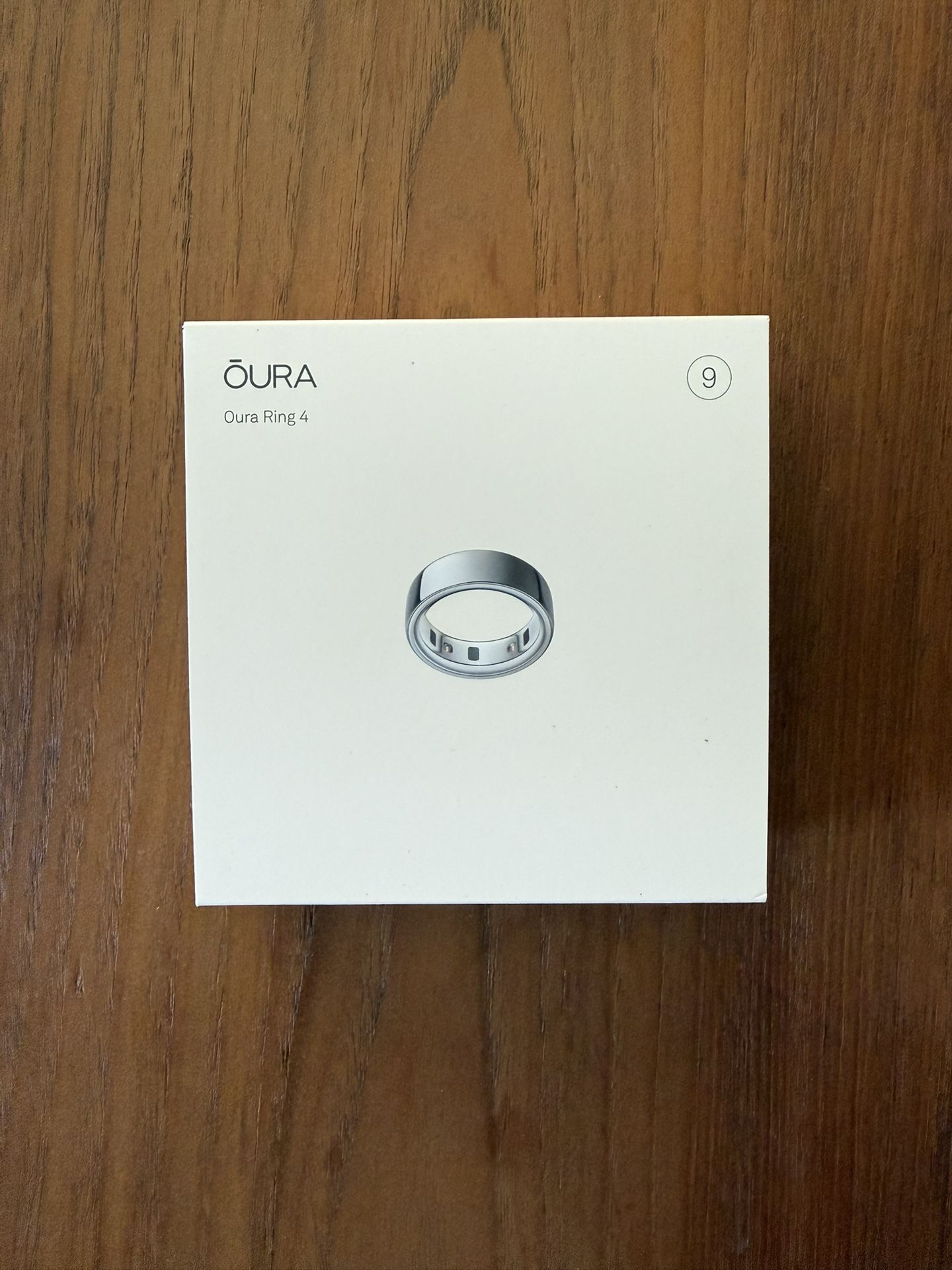 Oura Ring 4 Size 9 Silver