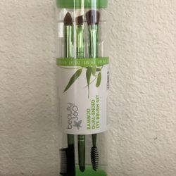 Beauty 360 Bamboo Dual Ended Eye Brush Set 