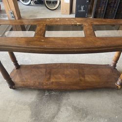 Antique End Table Shelves