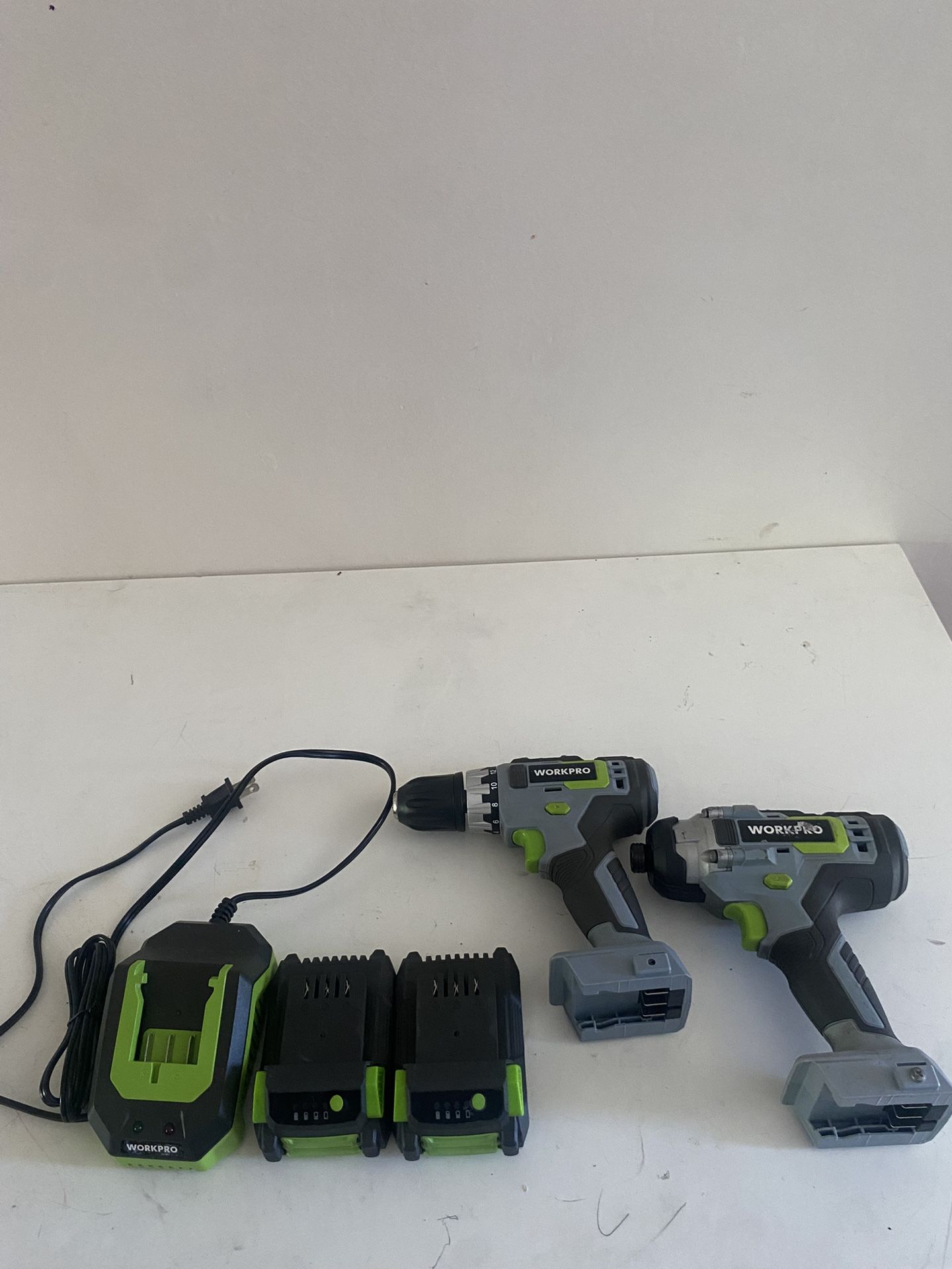 Work Pro Drill And Impact Gun 20v