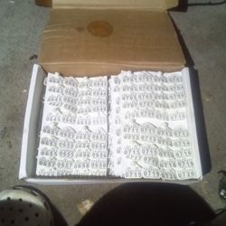 Premier Cattle Tags Numbered Whole Box New