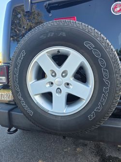 Jeep Wrangler Spare Tire with Goodyear SR-A