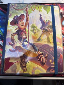 Lorcana 9 Pocket Binder Woody And Buzz Best Buddies