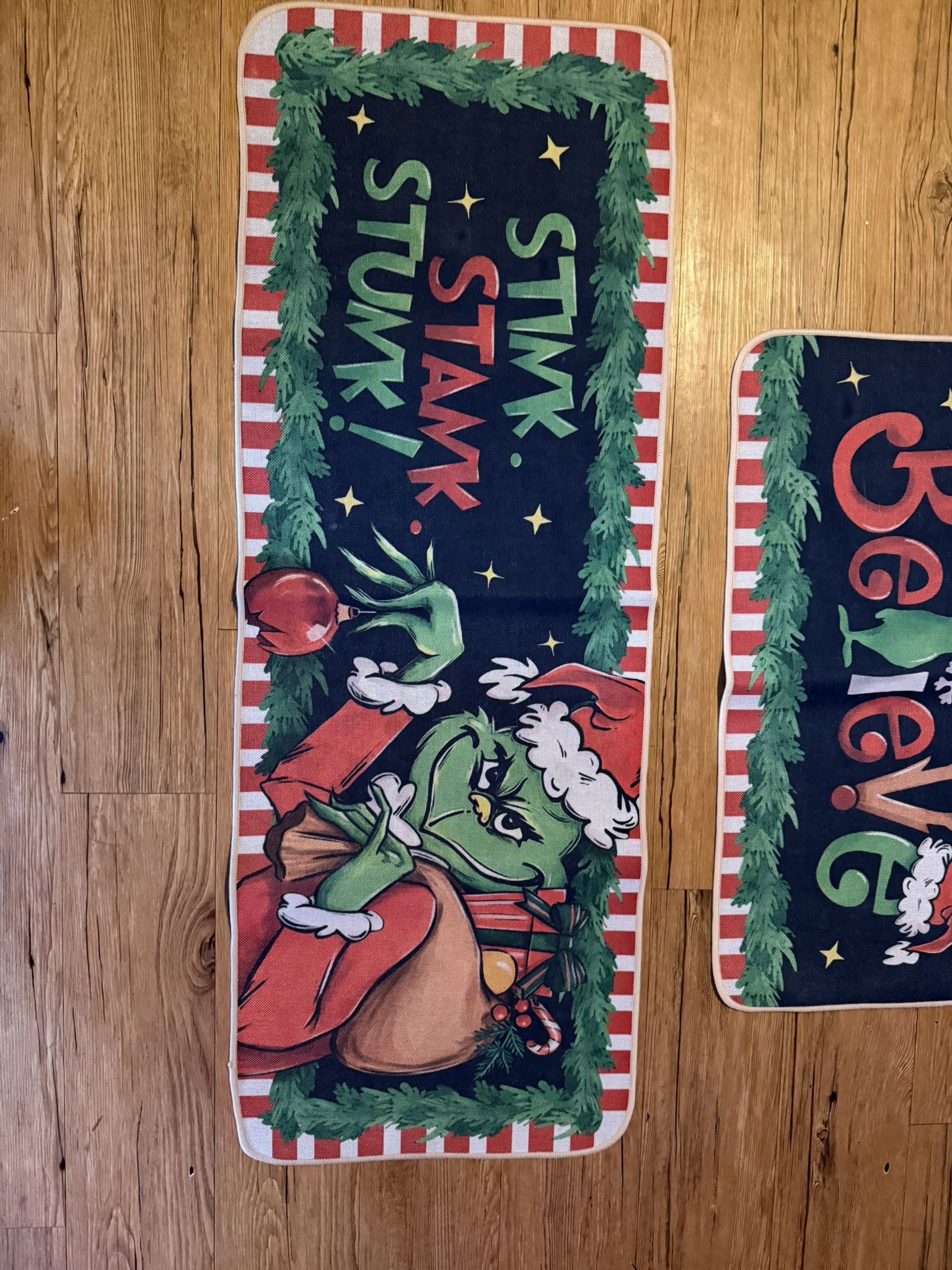 Grinch Non Slip Kitchen Rugs
