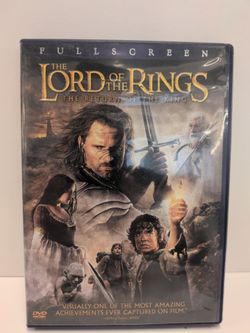 Lord of the Rings The Return of the King DVD