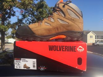 Wolverine steel toe boots size 11.5