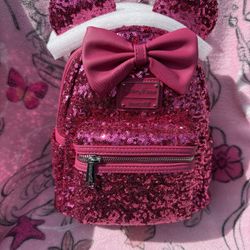 Loungefly Disney Minnie Mouse Sequin Mini Backpack