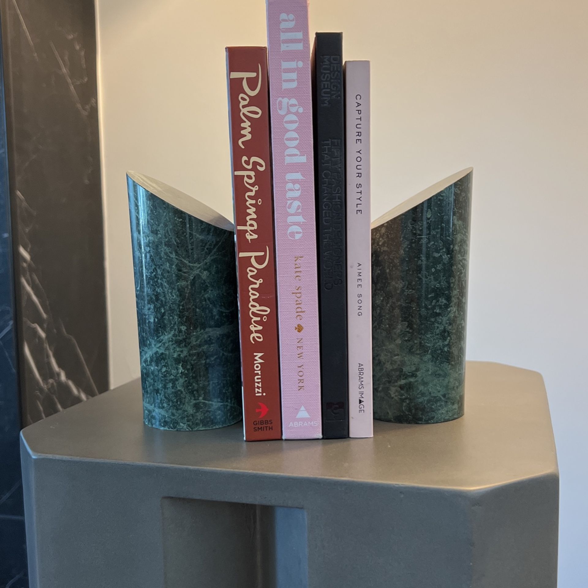 Vintage Marble Bookends