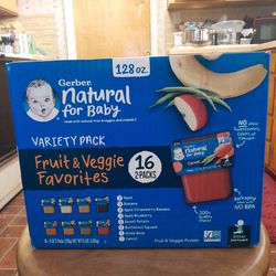 Gerber Baby Food (Fruits And Veggie) x6 Boxes Availble $10 Each 