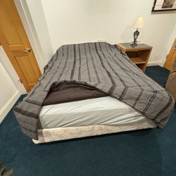 Full Size Bed With Booting And Mattress  
