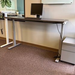 Electronic Sit Stand Adjustable Height Desk | Commercial Grade
