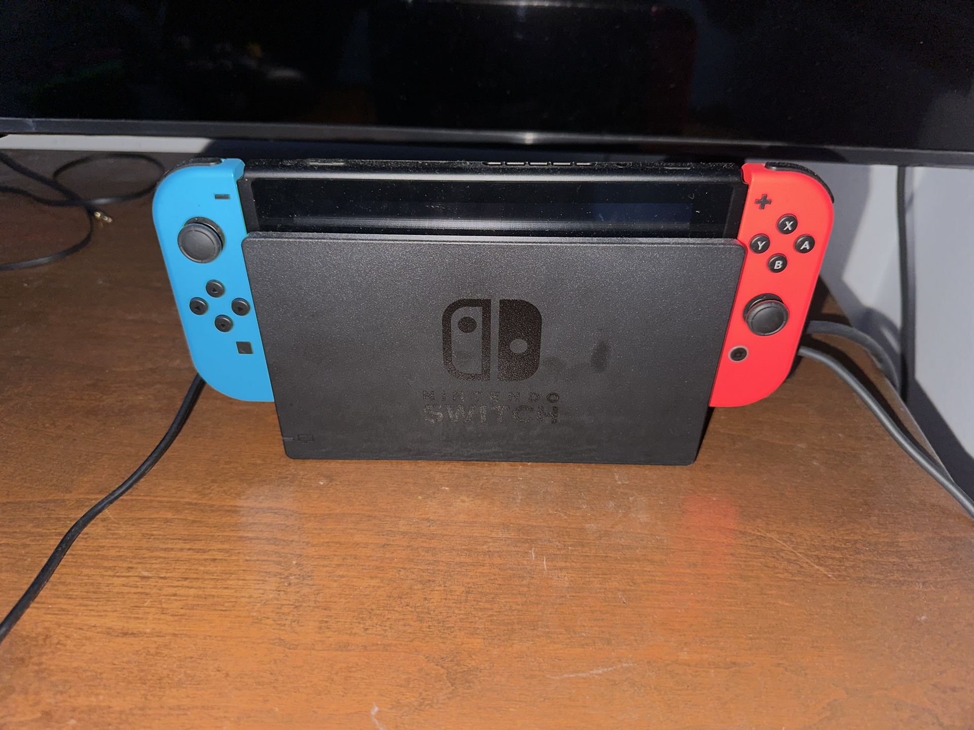 Nintendo switch barely used with Super Smash Bros and controller