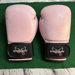 New Century Pink Boxing Gloves for Women - 12 oz | Breathable with Mesh Palm | Attached Thumb | Use When Kickboxing, Sparring, or Bag Punching 