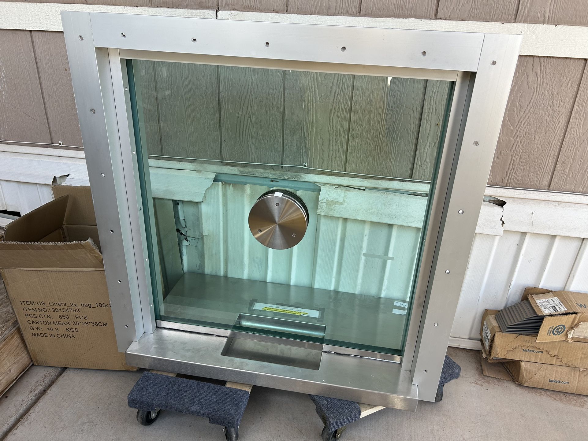 Transaction Bulletproof Window