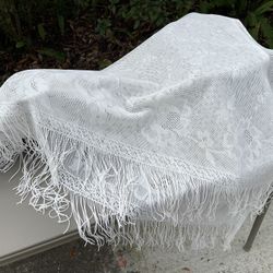 Beautiful White Shawl