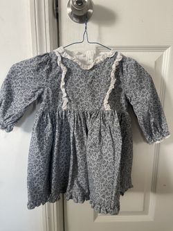 ‏Baby Girls Long Sleeve Dress