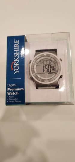 White Digital Watch Nib