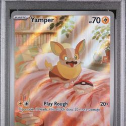 POKEMON PFL #099 YAMPER IR (PSA 9 Mint) DMV 301 📍