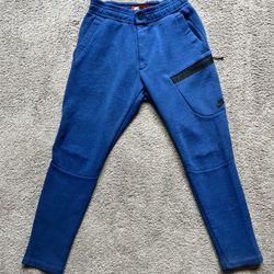 Nike Tech Fleece Blue Sweat Pants 805218-423 Men’s Size Small Joggers