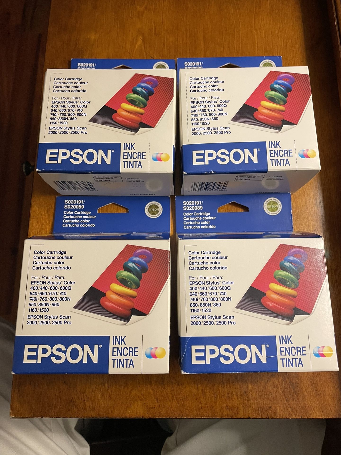 Epson Color Printer Cartridge-$5 Each