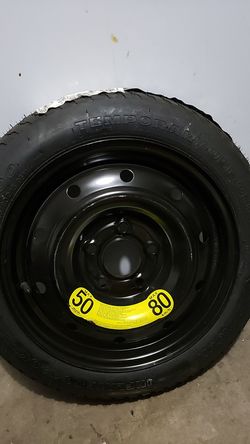 New 5 lug spare tire and rim hankook T125/80D15