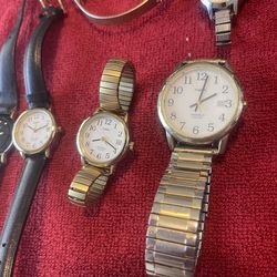 Relojes 3 timex y otras marcas