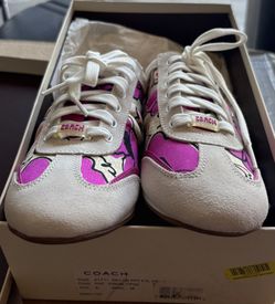 Coach Signature Jacquard Sneakers - Women’s Size 8