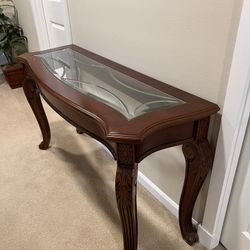 Wood Console Table