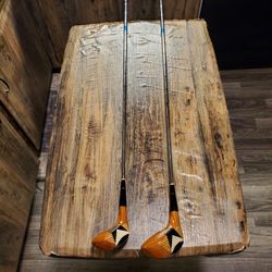 2 Ram Wooden golf clubs
