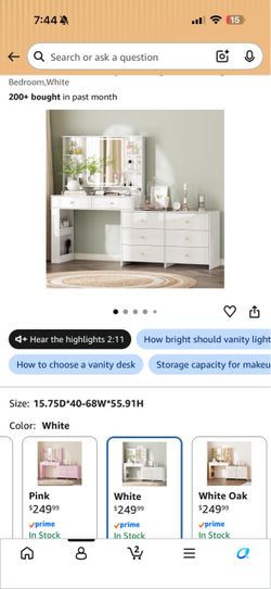 Vanity/Dresser combo