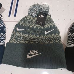 4 NIKE WINTER HATS-Fleece LINED