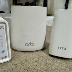 NETGEAR Arris Modem, Orbi Router with Satellite
